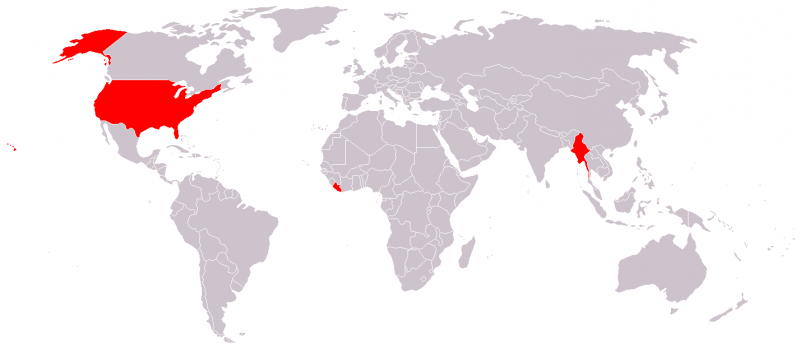 Countries Not Using the Metric System