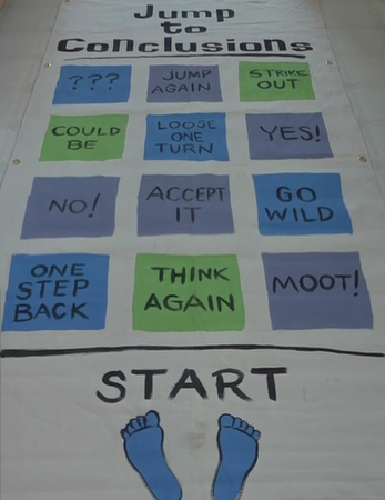 Jump To Conclusions Mat