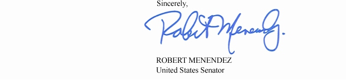 Menendez Signature